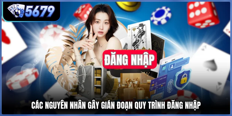 Các nguyên nhân gây gián đoạn quy trình đăng nhập